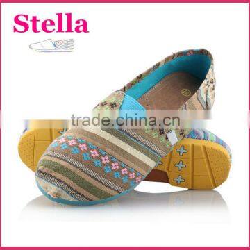 international super fashion non-slip cheap evening woman canvas shoe