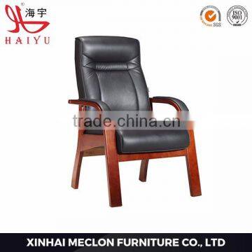 C32 Hot sale heated wood furniture classic leather office chair