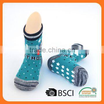 custom fancy anti-slip flooring tube baby cartoon socks tube