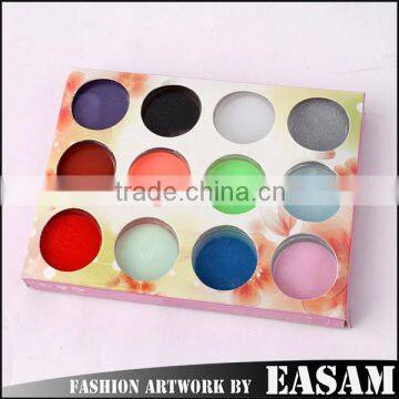 Fashion 12 colors nail art acrylic powder set