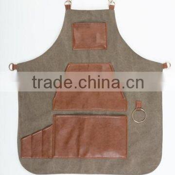 high quality waxed canvas leather tool apron