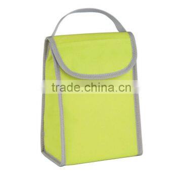 Non-Woven Folding Identification Lunch Bag- Lime Green