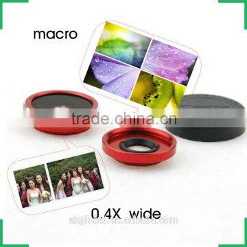 High Quality Optical Glass Lens 0.4x Super Wide Angle Lens Macro Lens 2 in 1 Clip Lens for Smartphone Mobile Phone Camera Lens photo-5