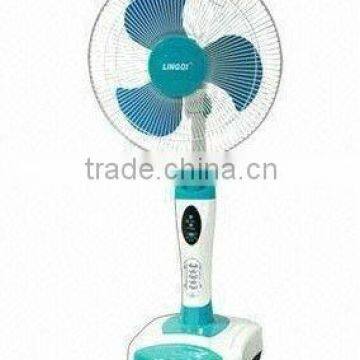 battery operated fan Rechargeable fan with LED lights Ghana