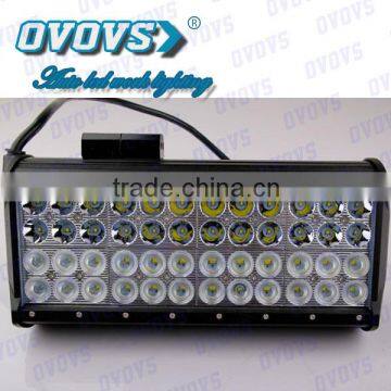 High power 4 rows 12'' 144w led light bar, offroad led car lights spot/flood beam