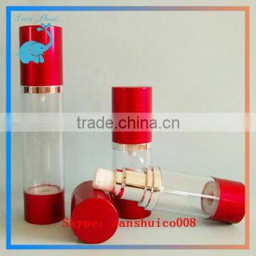 shiny red airless serum bottles for eye cream