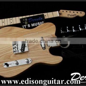 MX777 Diy High Quality Solid American Ash Wood Unfinished Electric Guitar Kit