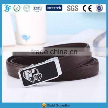 cool simple style heart shape leather belt for girls