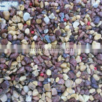 Nanjing Natural Good Quality Polished Multiple Color Gravel Pebble Stone