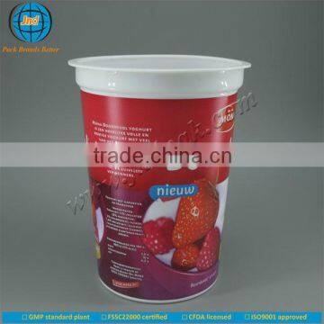JND Food Grade Plastic Yogurt Seasoning Cheese Ice Cream Cups With FSSC22000 Certified by GMP Standard Plant photo-2