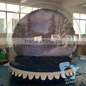 Outdoor Funny Inflatable Snow Globe for Holiday Events photo-6