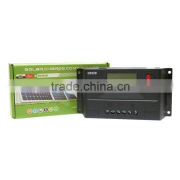 JUTA 30A Solar Charge Controller 12V 24V Auto PWM Charging With USB and LCD Display photo-2