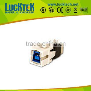 Recessed USB keystone jack coupler USB3.0V B F TO B F,high end!