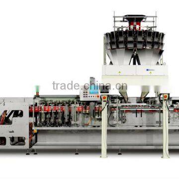 Automatic horizontal doypounch packing machine zipper