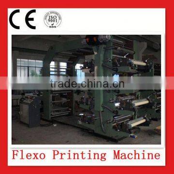 Four Colors PE Film Roll Automatic Flexo Printing Machine