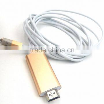 video cable product MHL 8-pin to HDTV adapter sync cable for ipad 4 for iphone 5 6 plus