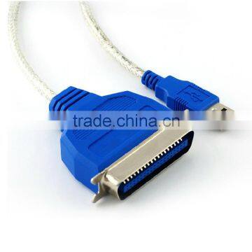 High quality usb to IEEE 1284 Parallel port Adapter Cable 36 Pin CN36 cable