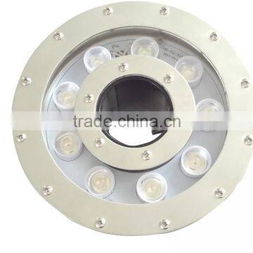 9W stainless seel led aquarium lights for fountains
