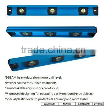 I-beam Aluminum gradient Spirit Level