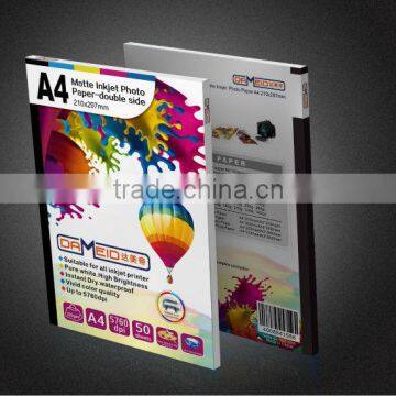 factory directly sell 220g double sided inkjet photo paper