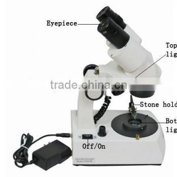 Upright type Gem Microscope FGM-U2-19 with long-life LED light source