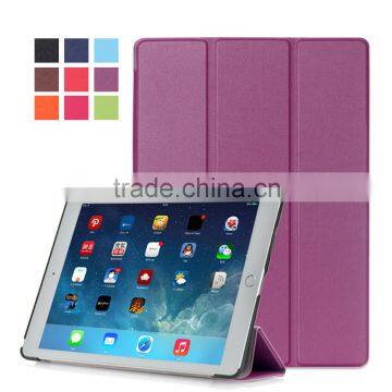 Cheap Price Shenzhen Factory Colorful Slim Magnet Leather Folders for IPad Pro photo-2
