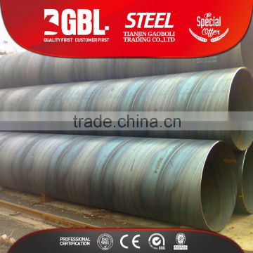 china supplier 1820mm large diameter spiral iron pipe