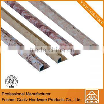 building material aluminum round tile edge for marble tile