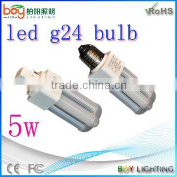 New 5w g24 led lamp bulb,5w g24 led lamp,m2u energy saving lamp