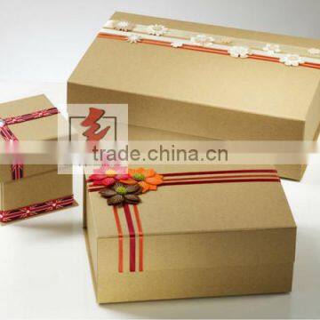 custom decorative paper gift box with magnetic lid wholesale