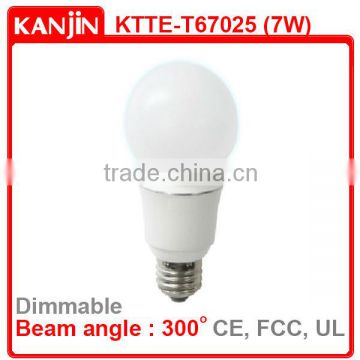 Led Bulb E27 - 7W (UL) - 300 degree - dimmable version