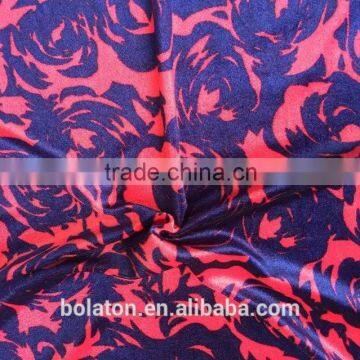 Korea Spandex KS print Velvet for Garment Supplied in Shangxing