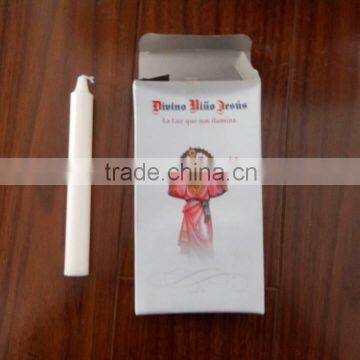 Jesus White candle/wholesale white cande/ church velas