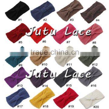 Knit Headband Knit Beanie Turban Cute Turban Headband Ear Warmer Winter Hairband photo-2