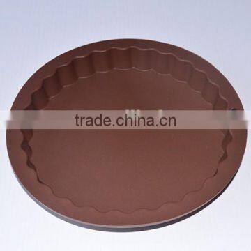 100% Food Grade Flower Border Big Silicone Cake Mould photo-2