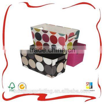home usage canvas storage decorative VCD/DVD/CD box