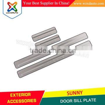 4 DOOR SILL SCUFF PLATE DOOR SILL PLATE COVABS DOOR SILL PALTE FOR SUNNY 2011