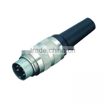 M16 4 pole straight female metal plug liner