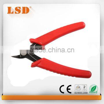 Red Insulate Coated Handle Electrical Wire Stripper Cutter 5"