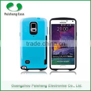 Popular Iface design PC Bumper + TPU Slim Armor Dual Shockproof with card slot Hard case cover for Samsung Galaxy Note 4