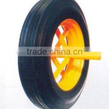 solid rubber wheel