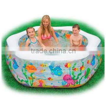 Blue Color Giant Pentagon Inflatable Pools For Sale photo-3
