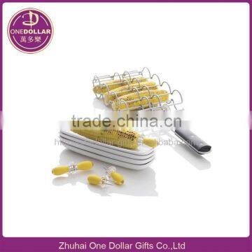 Non-Stick Corn Grilling Basket With Plastic Handle photo-2