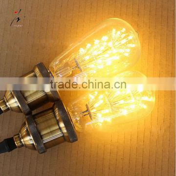 Longlasting Led Firework Bulb ST64 Decorative Led Light Bulb 3W 110V 220V