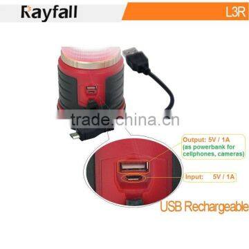 Bright Outdoors Rechargeable Lantern Torch With Emergency Powerbank photo-2