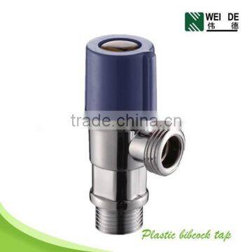 hot sales plastic chrome toilet angle valve