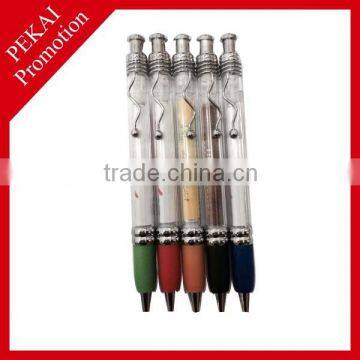 writing beautiful promotional pvc pen with banner