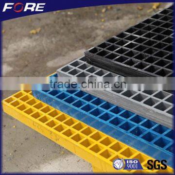 Lightweight Fiberglass Reinforced Plastic GRP / FRP Grating For Walkway & Carwash Floor & Tree & Drain Cover