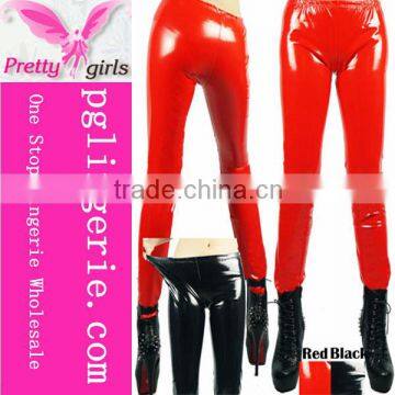 New Hot Wholesale Women Sexy Leggings Red Zipper Legging