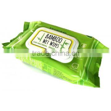 antibacterial bamboo wet wipes